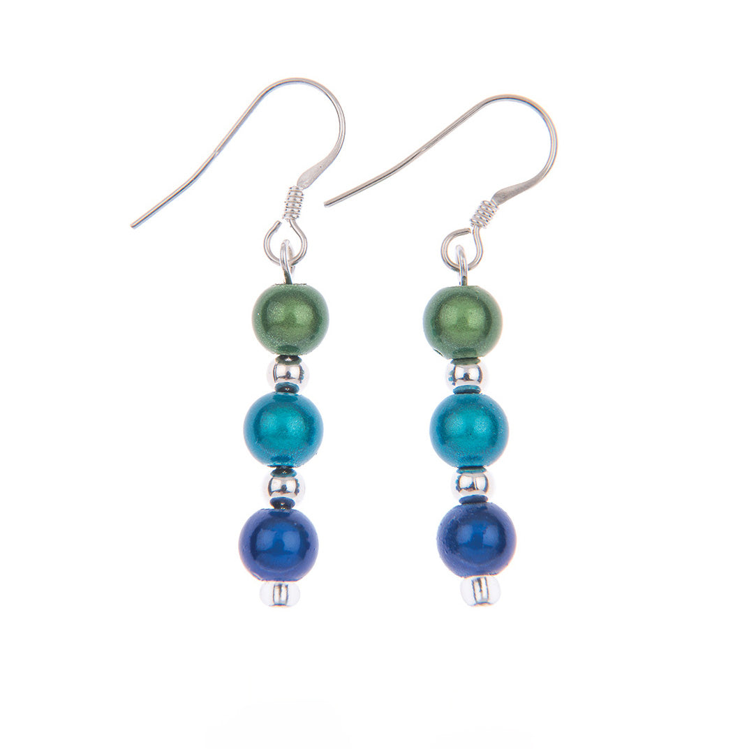Rainbow Glow Earrings- 3 colours- by Carrie Elspeth