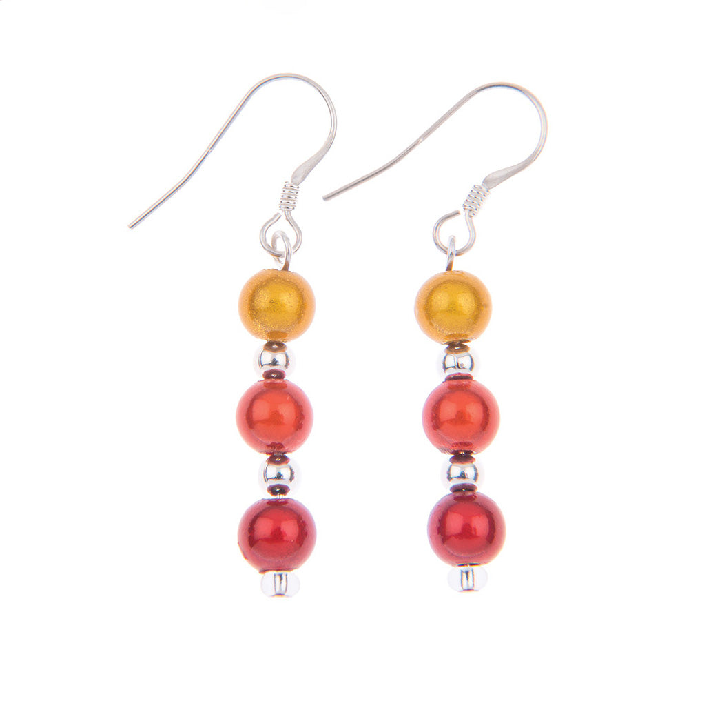 Rainbow Glow Earrings- 3 colours- by Carrie Elspeth