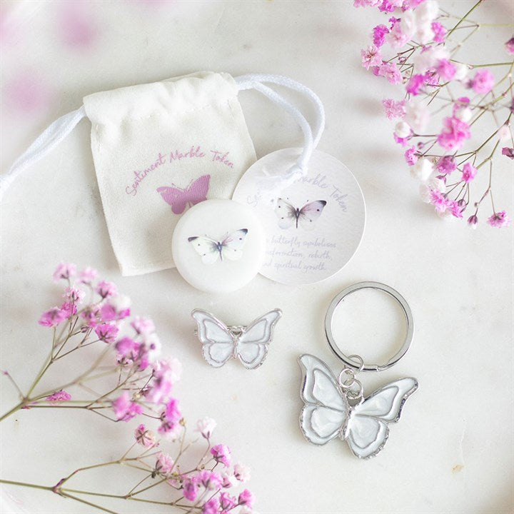 Butterflies Appear Keyring