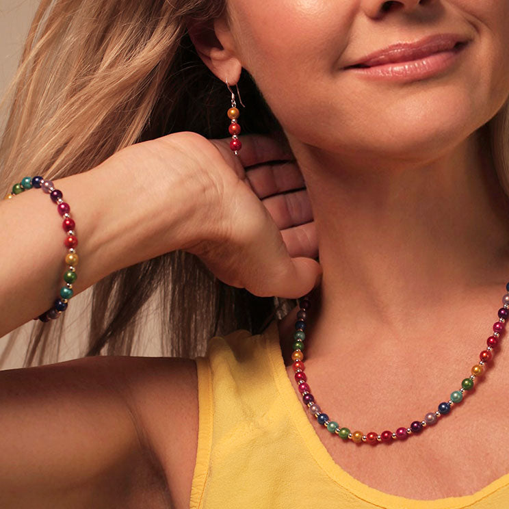 Rainbow Glow Bracelet by Carrie Elspeth