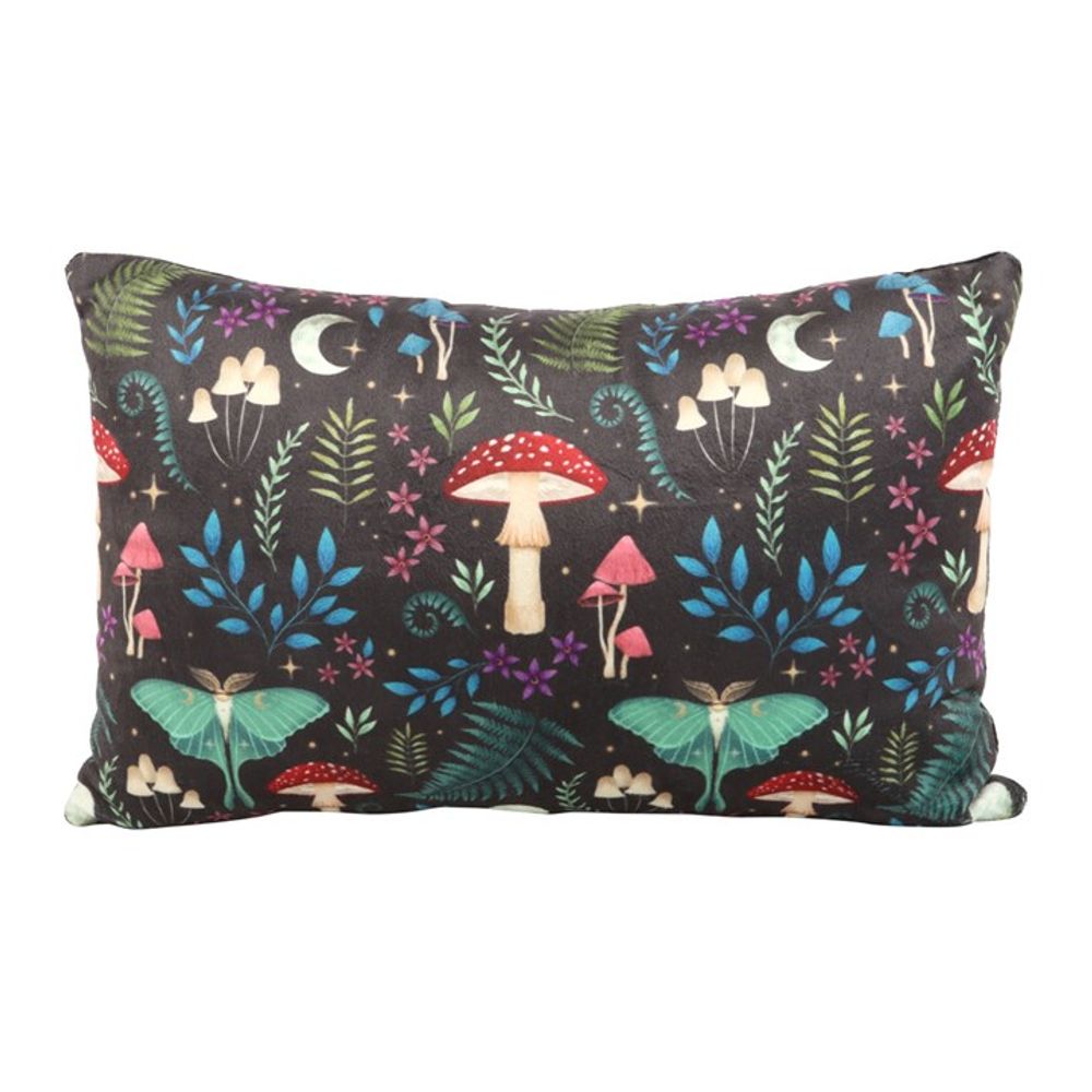Rectangular Dark Forest Print Cushion