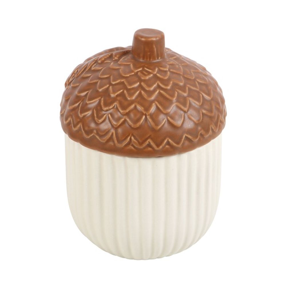 Acorn Ceramic Storage Jar