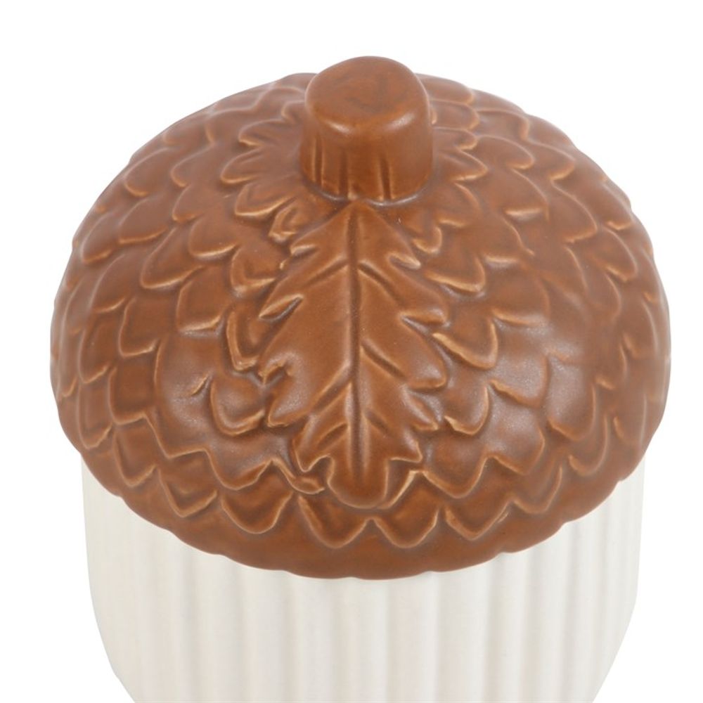 Acorn Ceramic Storage Jar