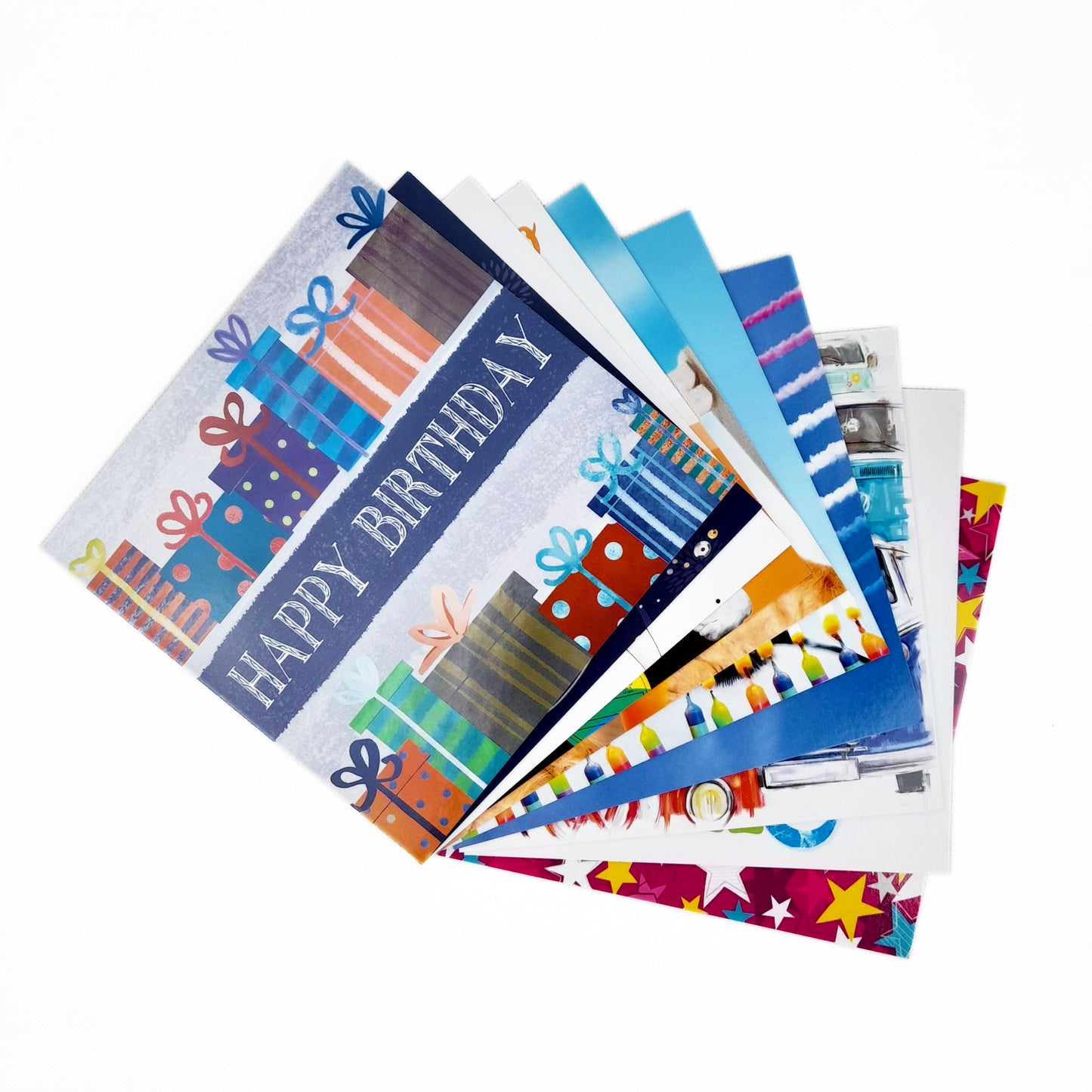 10 Assorted Birthday Cards - Multipack