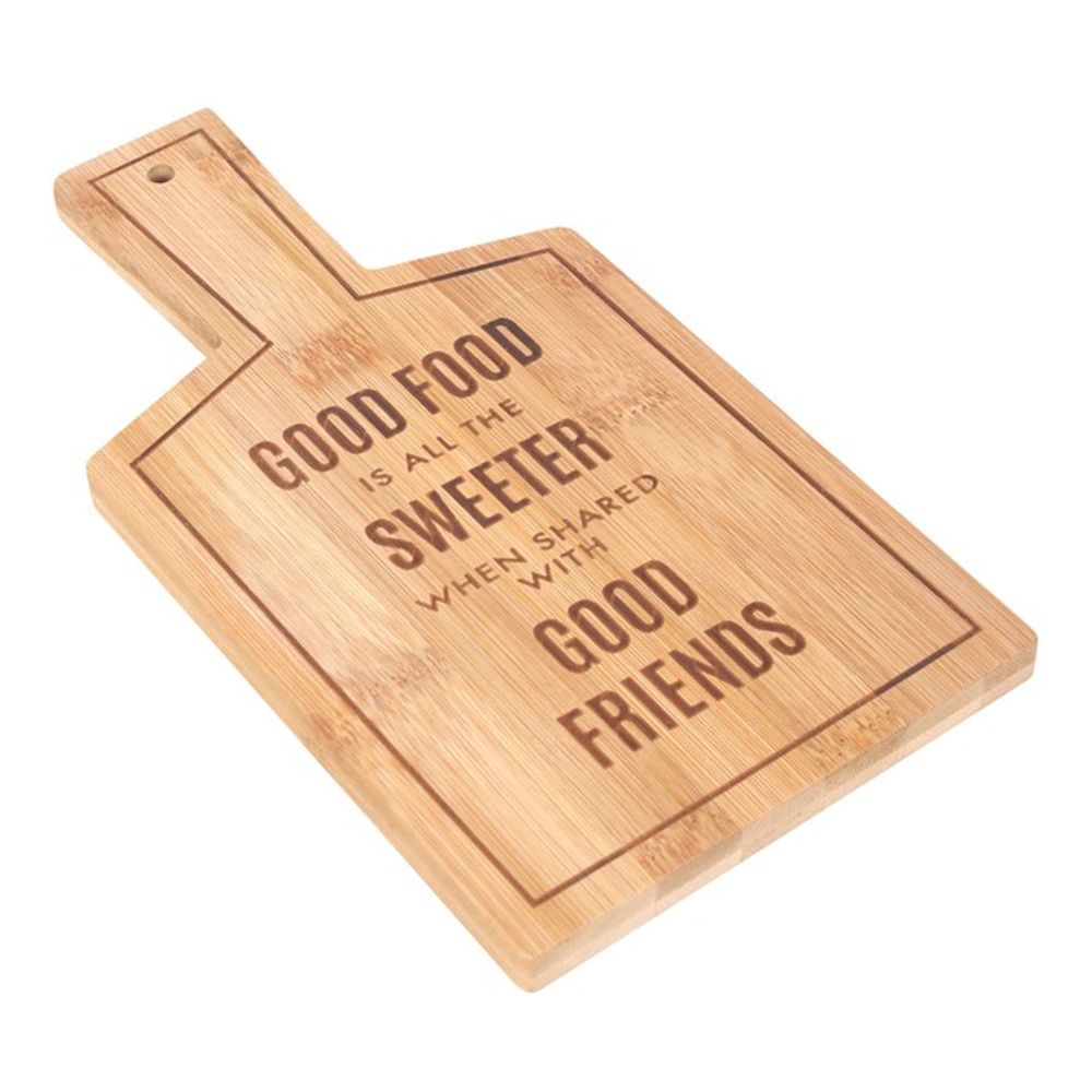 Sweeter When Shared Small Bamboo Serving Board