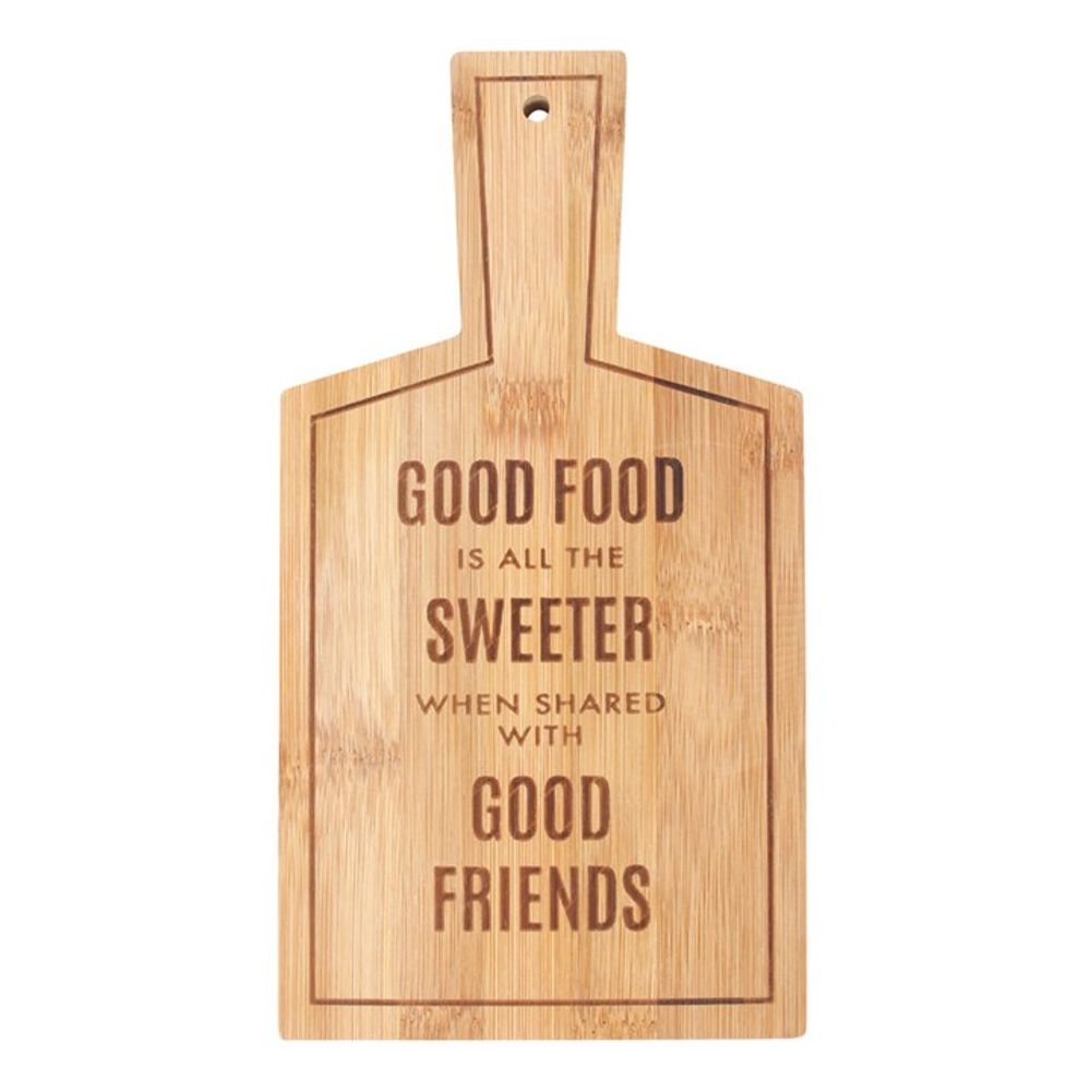 Sweeter When Shared Small Bamboo Serving Board