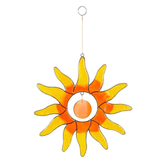 Orange Sun Suncatcher