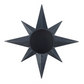 Navy Star Tealight Candle Holder
