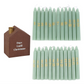 Set of 24 Mini Advent Candles with Holder