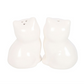 White Cat Shaped Salt and Pepper Shakers