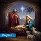 Away in a Manger Christmas Cards Pack of 10 English Greeting