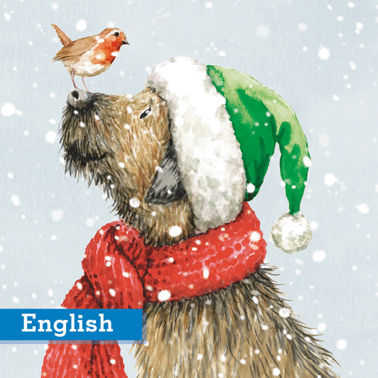 Best Buddies Christmas Cards Pack of 10 English Greeting