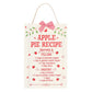 Autumn Skies & Apple Pies Hanging Sign