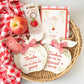 Best Teacher Apple Necklace on Greeting Card