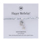 "Happy Birthday" Sentiments Bracelet by Carrie Elspeth