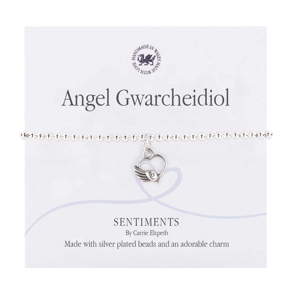 "Angel Gwarcheidiol " Sentiments Bracelet by Carrie Elspeth