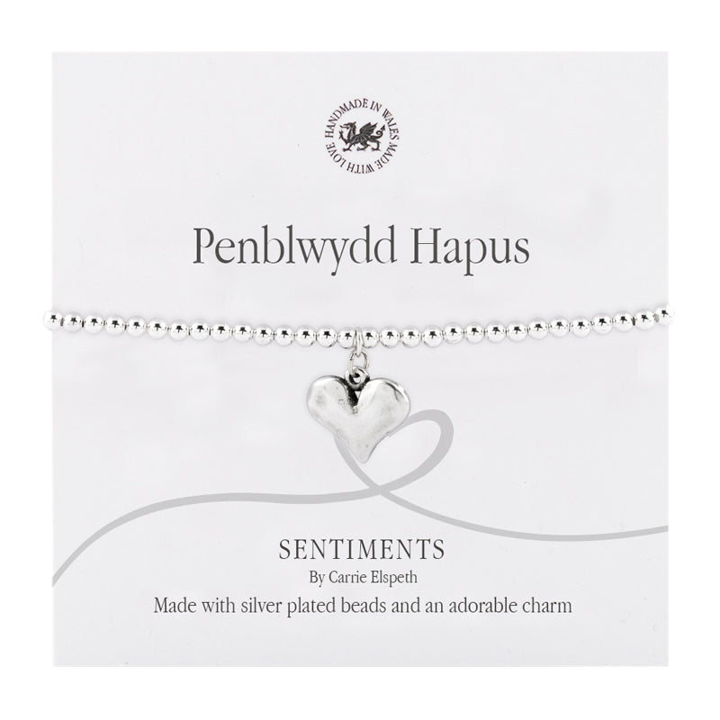 "Penblwydd Hapus" Sentiments Bracelet by Carrie Elspeth