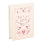 Pink Book Shaped Storage Box