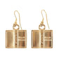 Book Worm Earrings
