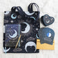 Blue Moon Print Tote Bag