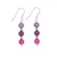 Rainbow Glow Earrings- 3 colours- by Carrie Elspeth