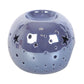 Purple Iridescent Star Oil Burner and Wax Warmer