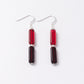 Elements Beaded Red Autumn Mix Earrings by Carrie Elspeth