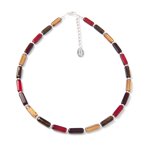 Elements Fully Beaded Necklace Autumn Mix by Carrie Elspeth