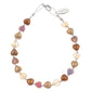 Calon Gold Shades  Recycled Glass Beaded Bracelet by Carrie Elspeth