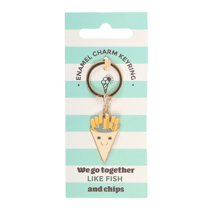 Fish and Chips Keyring