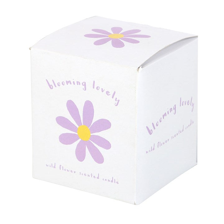 Blooming Lovely Daisy Wildflower Candle