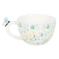 Hello Beautiful Ditsy Floral Print Mug with Butterfly