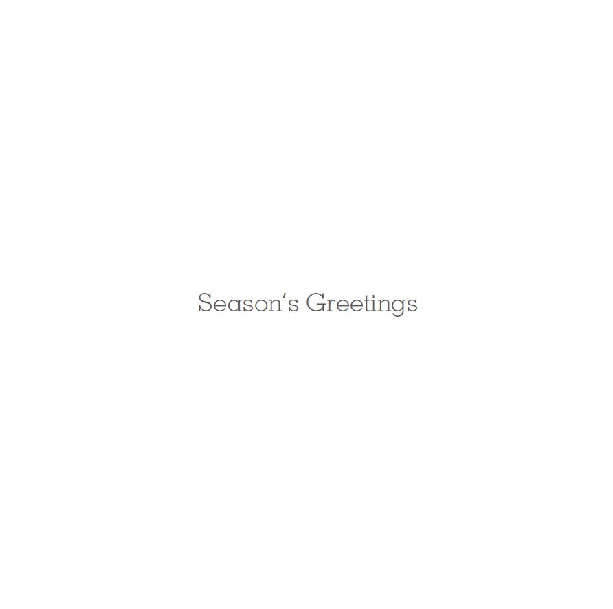 Gold Floral Noel Christmas Cards Pack of 10 English Greeting