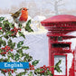 At the Village Postbox Christmas Cards English Greeting Pack of 10