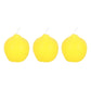 Set of 3 Lemon Shaped Candles