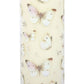 White Butterfly Print Vanilla Tube Candle
