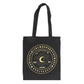 Black and Gold Talking Board Polycotton Tote Bag