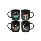 Set of 4 Dark Forest Mugs