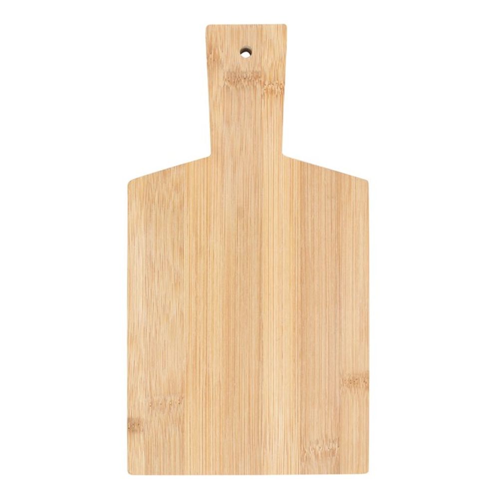 Eat, Drink and Be Merry Small Bamboo Serving Board