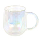 You Are Made of Magic Iridescent Double Walled Glass Mug