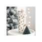 Christmas Pudding Advent Tube Candle