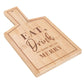 Eat, Drink and Be Merry Small Bamboo Serving Board