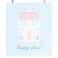 This Is Our Happy Place Pastel House Hanging Sign