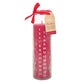 Red Vanilla Advent Tube Candle