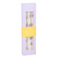 Set of 3 Purple Daisy Taper Candles