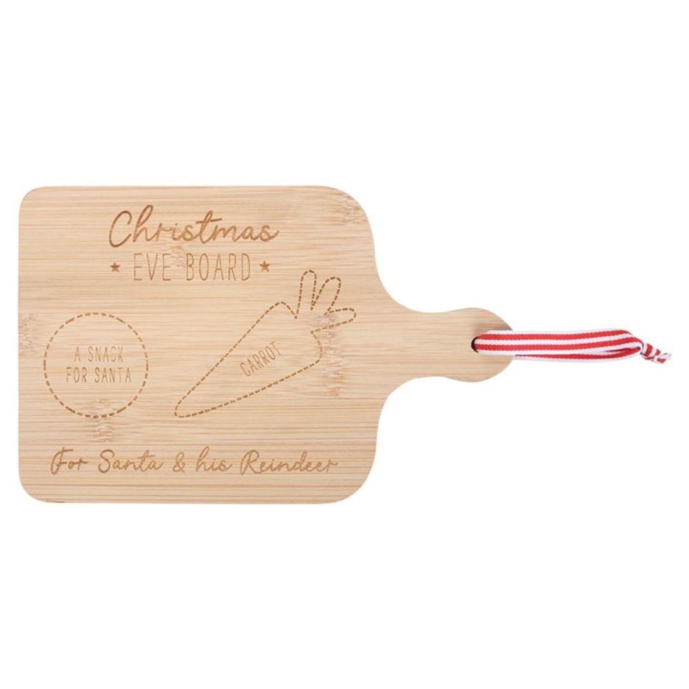 Wooden Christmas Eve Small Serving Board