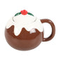 Christmas Pudding Shaped Mug