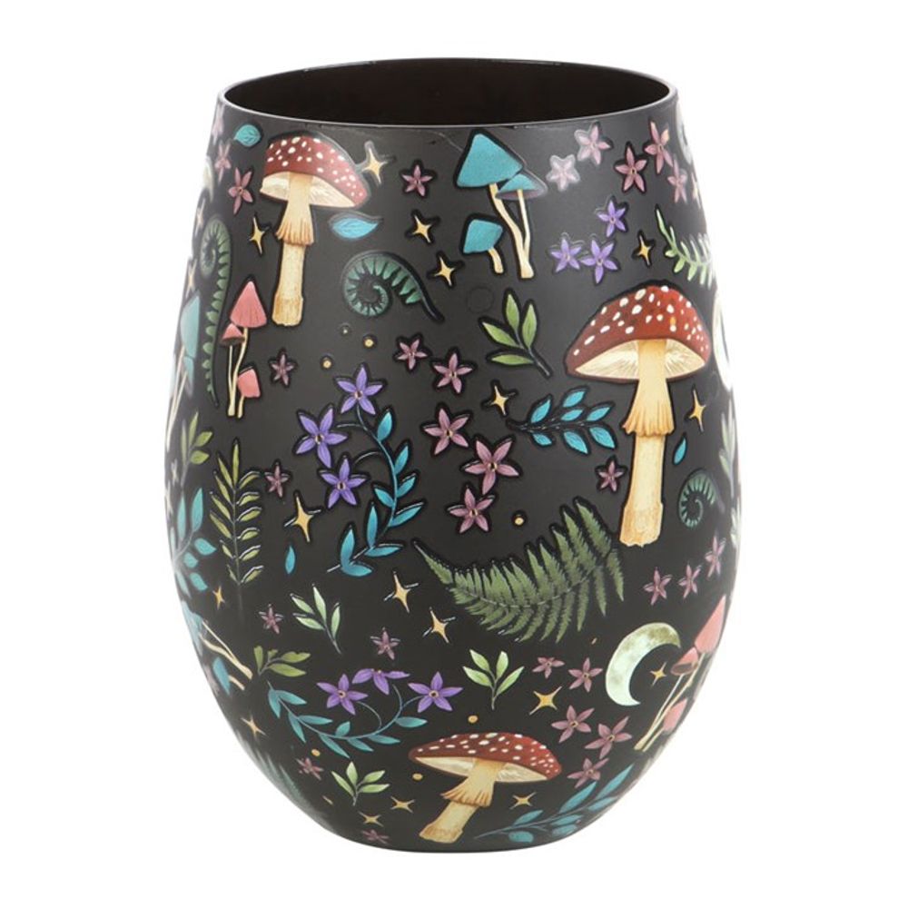 Dark Forest Print Stemless Glass