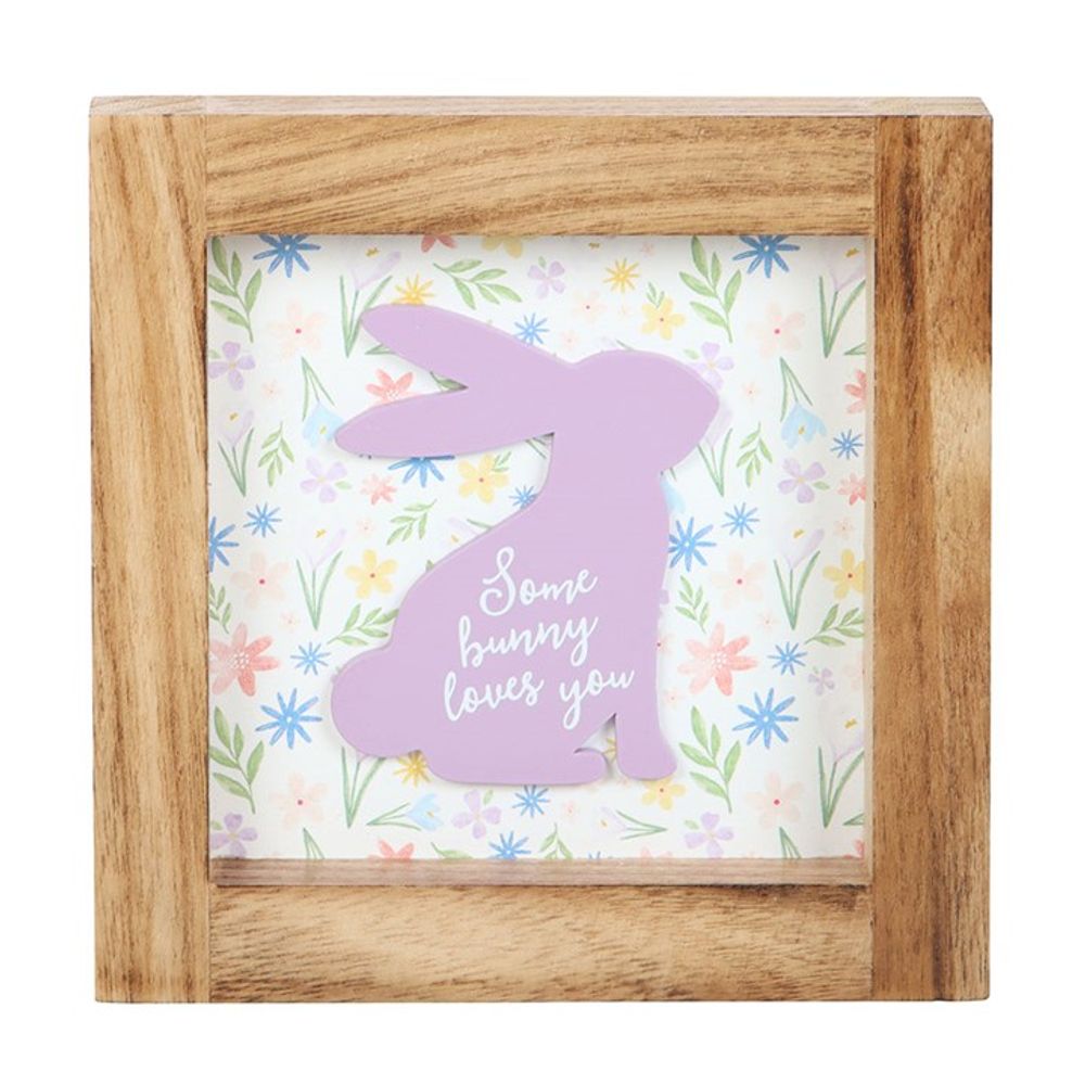 Some Bunny Loves You Wooden Frame Sign