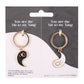 Pair of Yin Yang Best Friend Keyrings